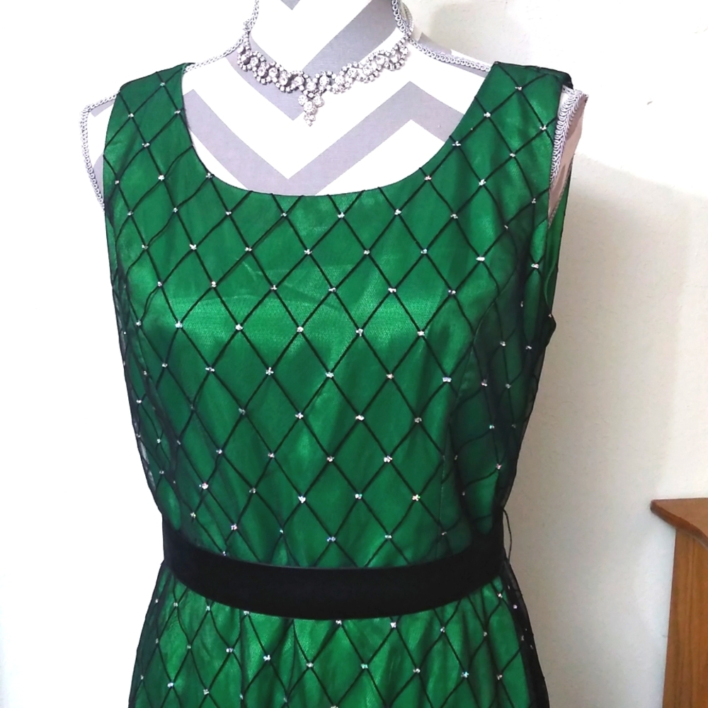 Coldwater Creek Green Fancy Dress - Picture 4 of 11